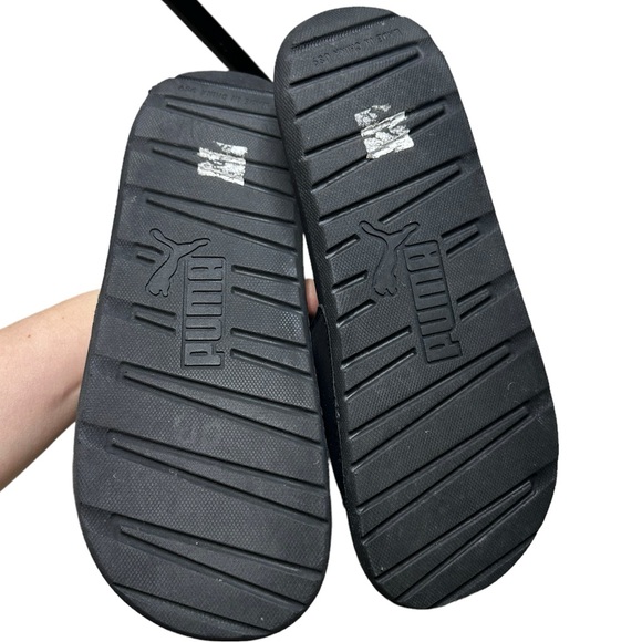 Puma Open Toe Sandals Black Size 9 - Picture 2 of 7